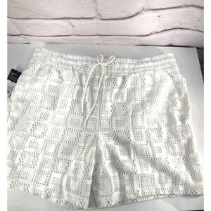 Original Use Womens Geometric Lace Beach Shorts with Elastic Waist NEW Size XL